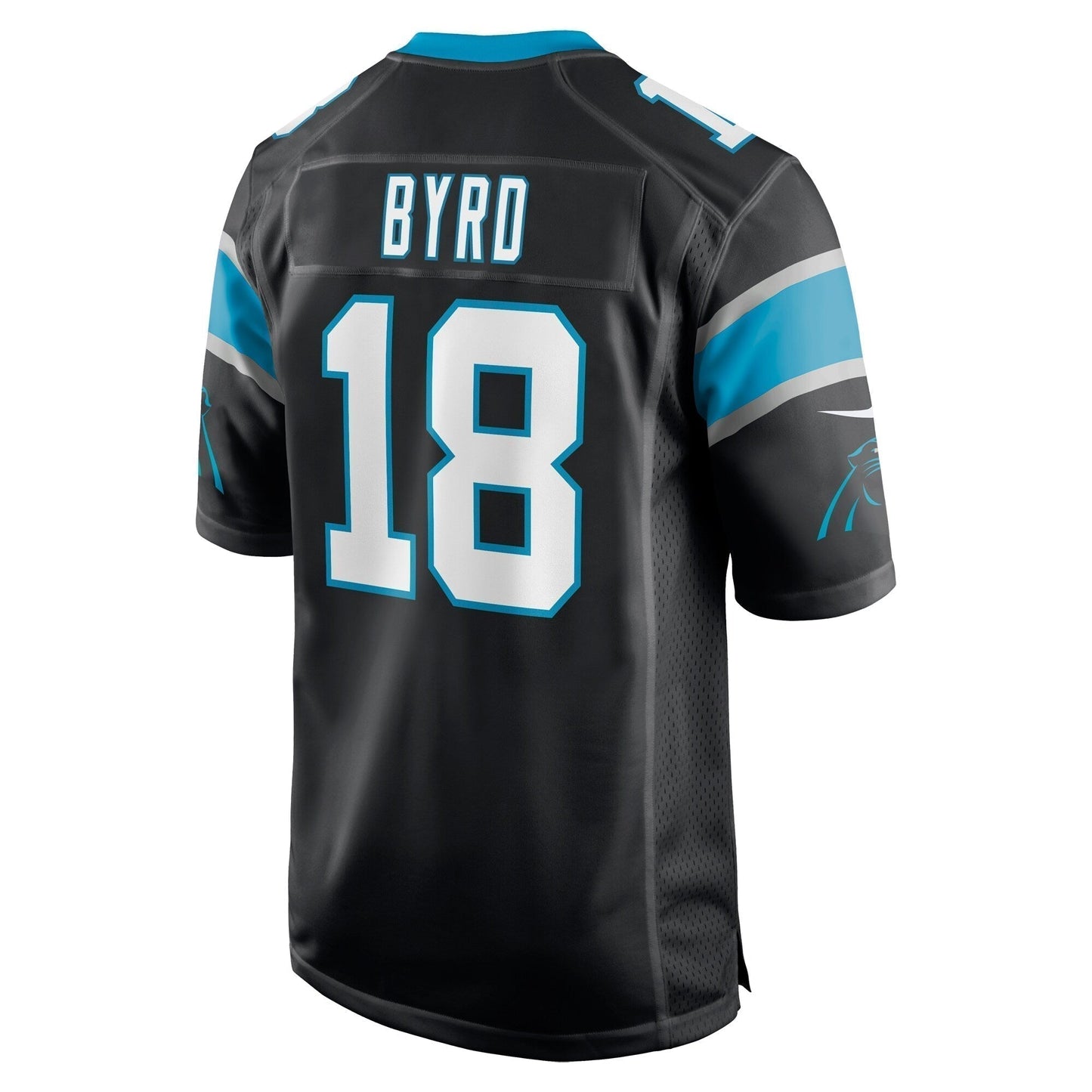 Damiere Byrd Carolina Panthers Game   Jersey - Black