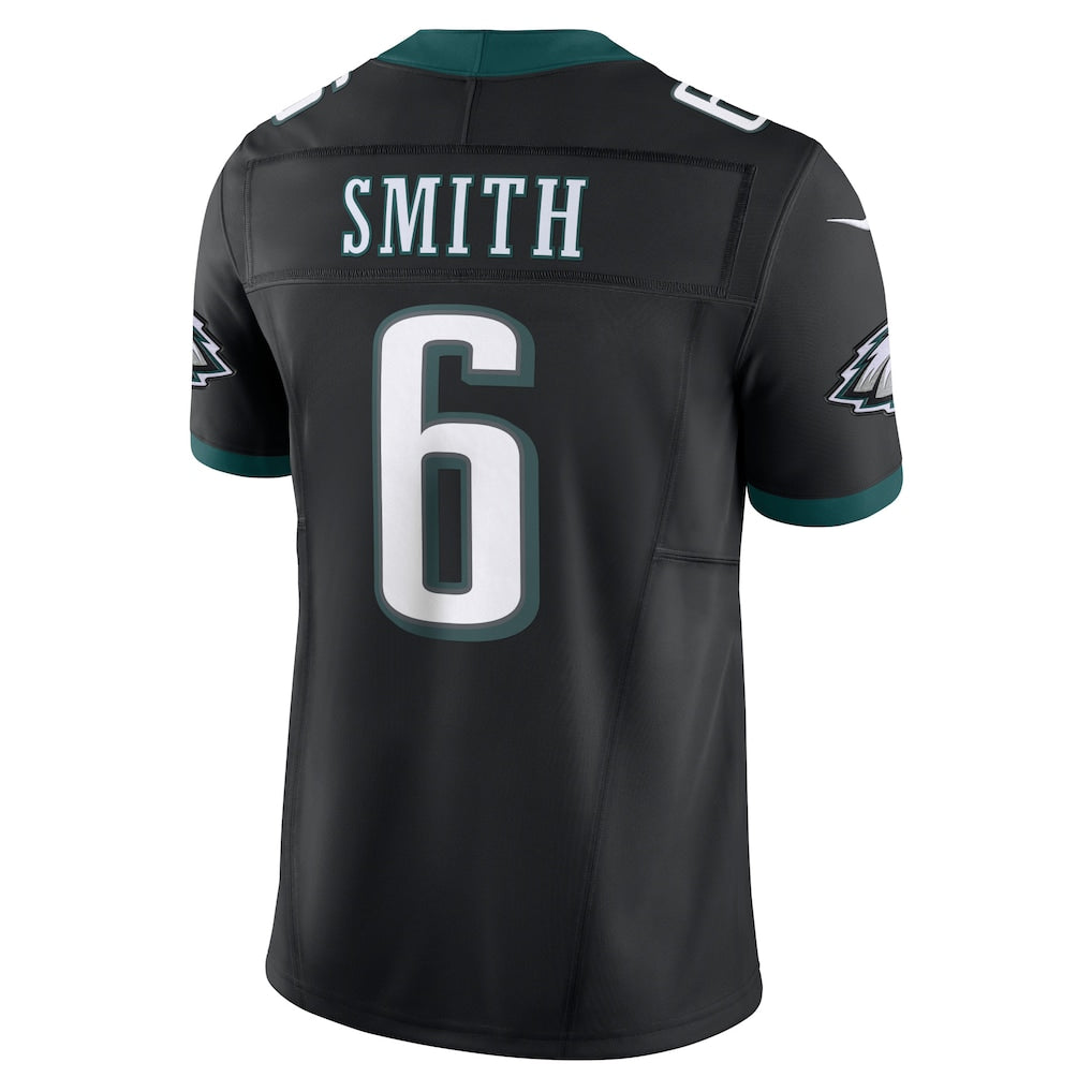 P.Eagles #6 DeVonta Smith Black Alternate Vapor F.U.S.E. Limited Jersey