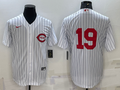 Men's Cincinnati Reds Joey Votto #19 White 2022  at Field of Dreams Game Authentic Player Jersey1