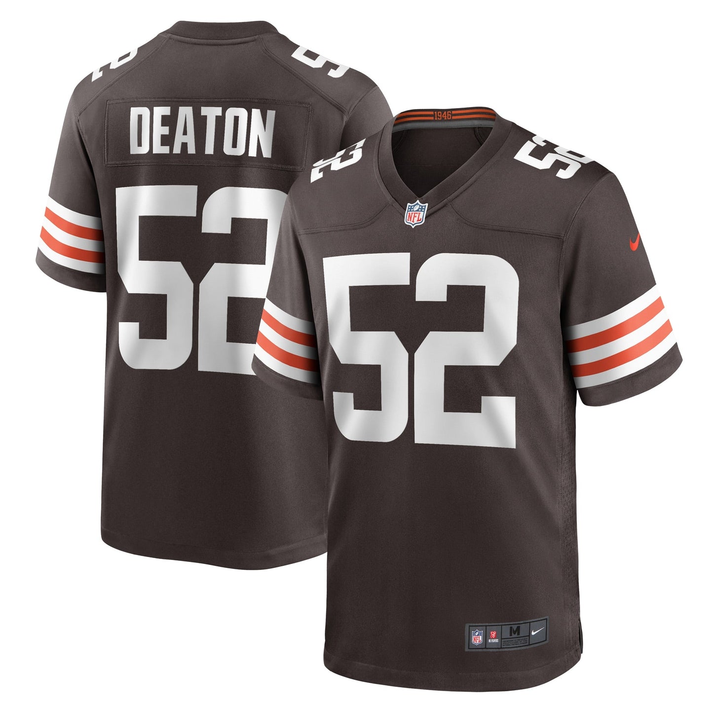 Dawson Deaton Cleveland Browns  Game   Jersey - Brown