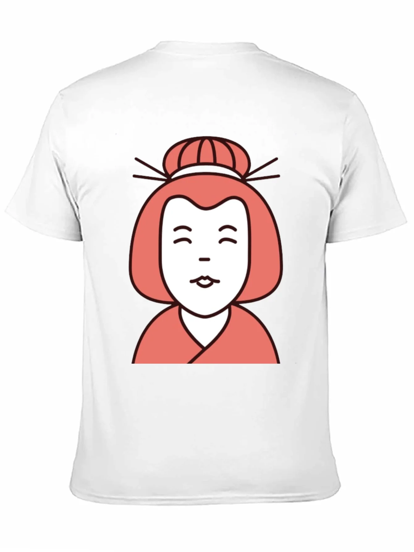 Japanese Geisha Graphic Tee - Unisex Black T-Shirt