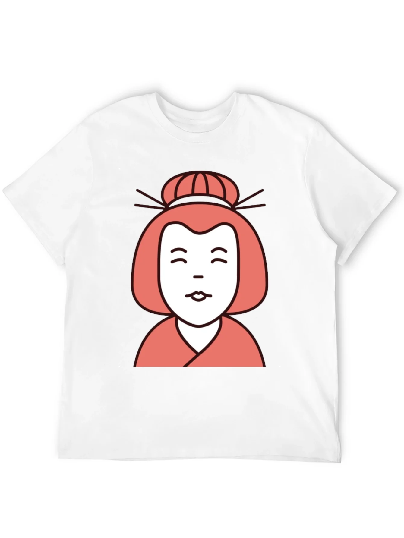 Japanese Geisha Graphic Tee - Unisex Black T-Shirt