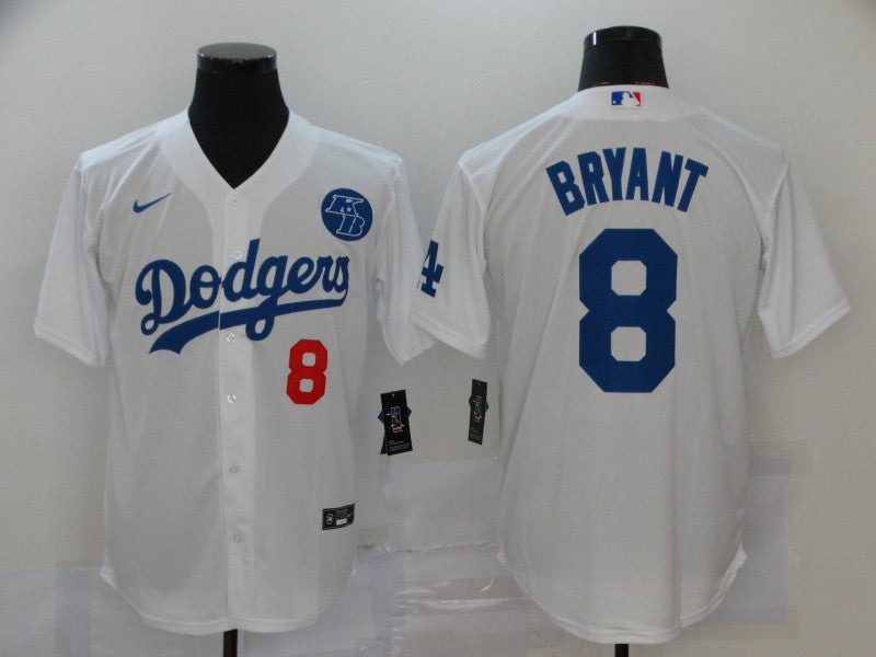 Men's Los Angeles Dodgers Kris Bryant White Replica Baseball Jersey