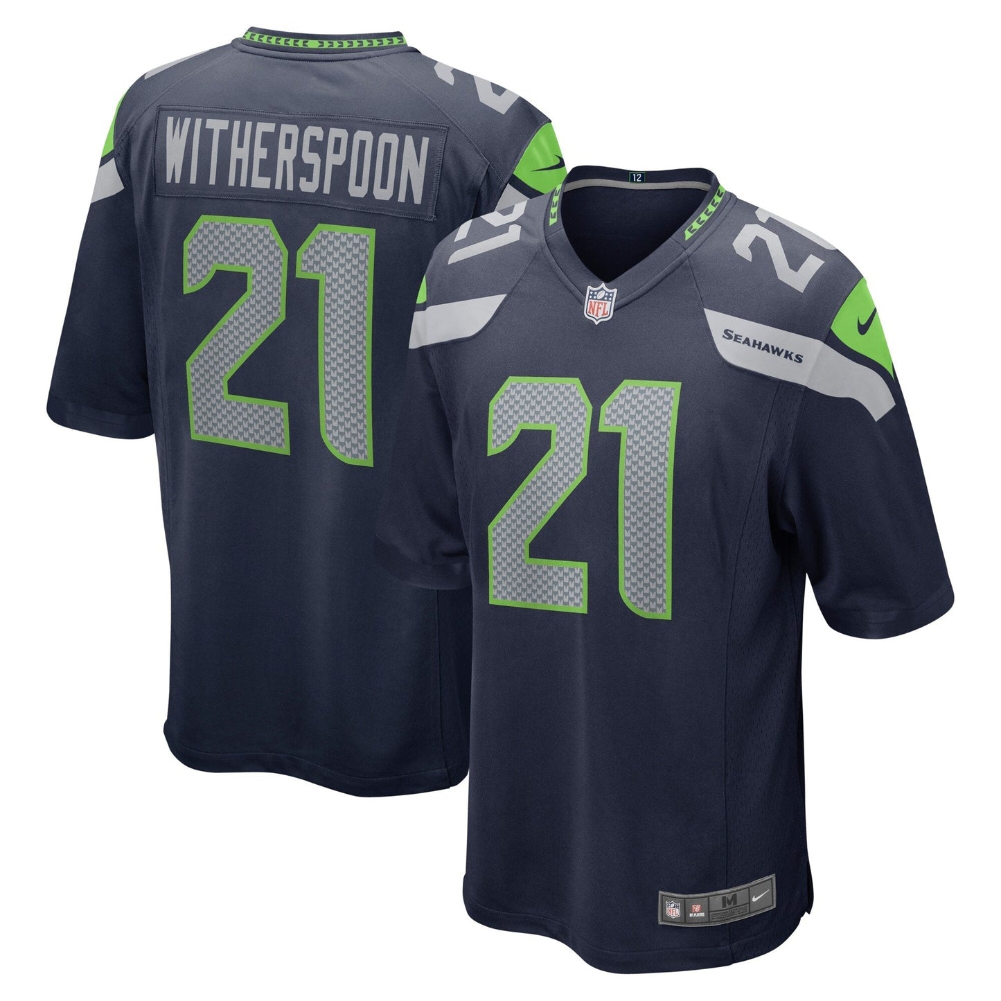 Devon Witherspoon Seattle Seahawks  2023 NFL active First Round Pick Game Jersey - College Navy