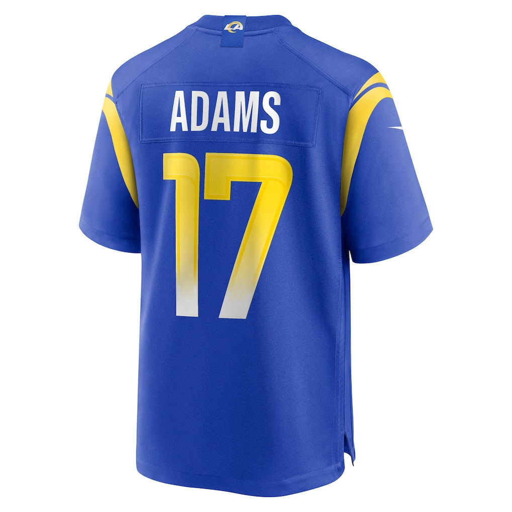 LA.Rams #17 Davante Adams Royal Game Player Jersey