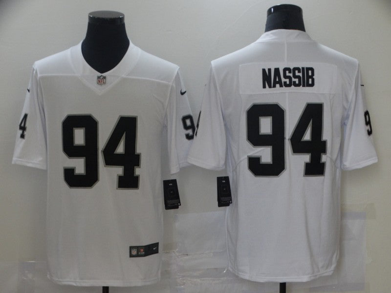 Men's Las Vegas Raiders Carl Nassib White Game Jersey