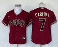 Men's Arizona Diamondbacks Corbin Carroll #7 Red Limited Player Jersey1