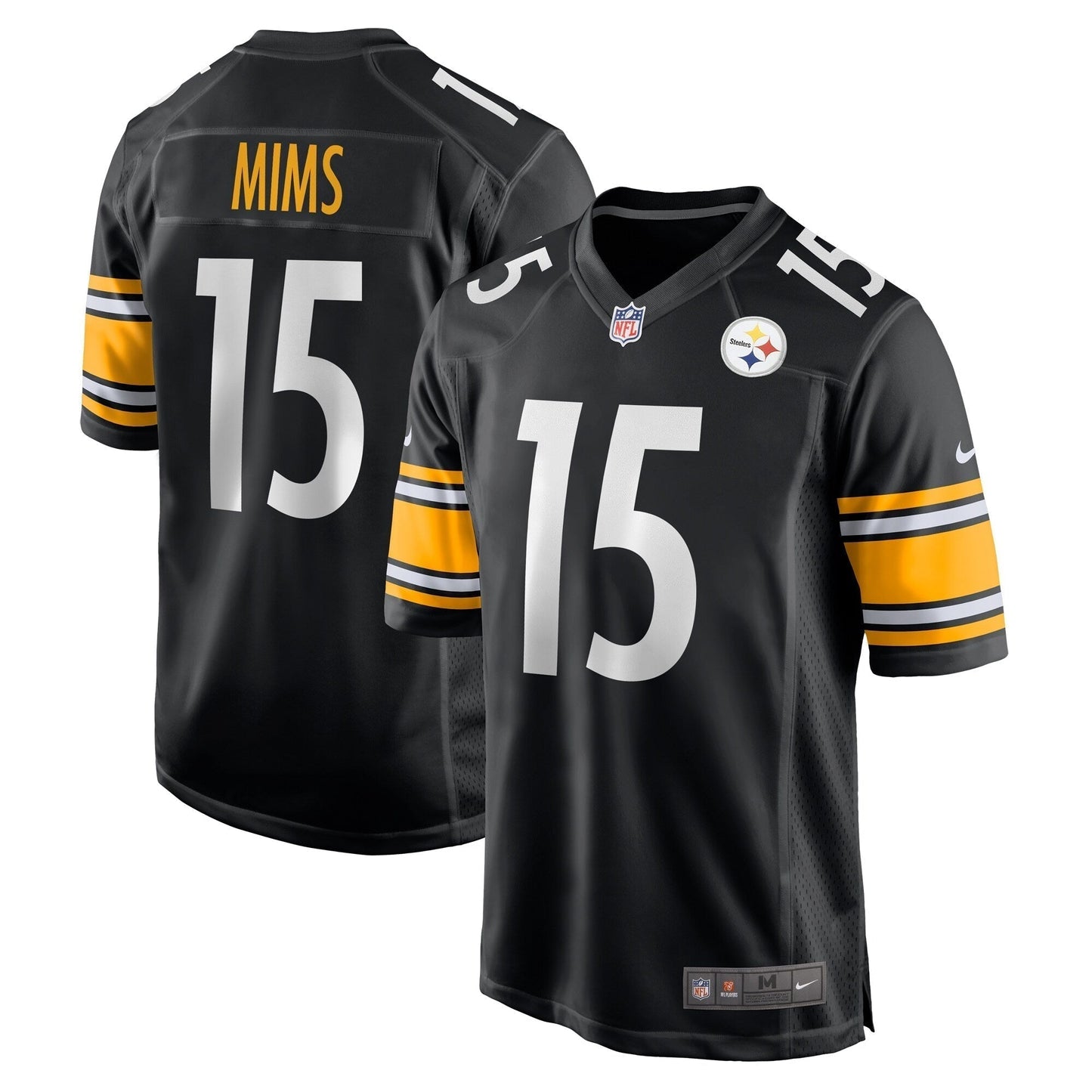 Denzel Mims Pittsburgh Steelers   Game Jersey -  Black