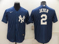 Men's New York Yankees Derek Jeter Blue Replica Baseball Jersey