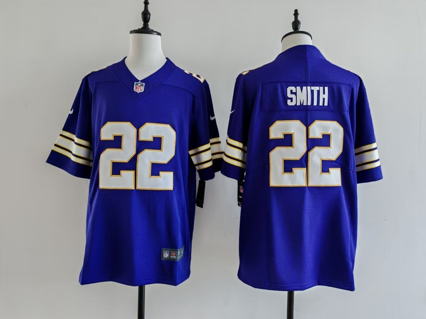 Men's Minnesota Vikings Harrison Smith  Jersey -  Retro Purple
