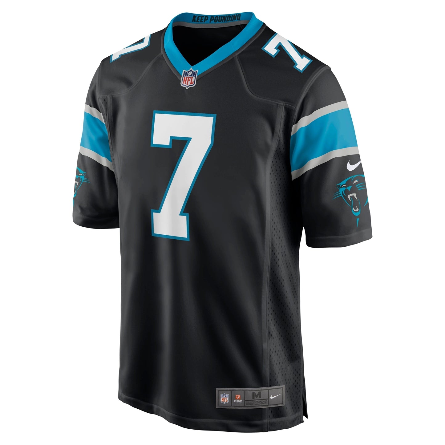 Steve Beuerlein Carolina Panthers  Retired   Jersey - Black