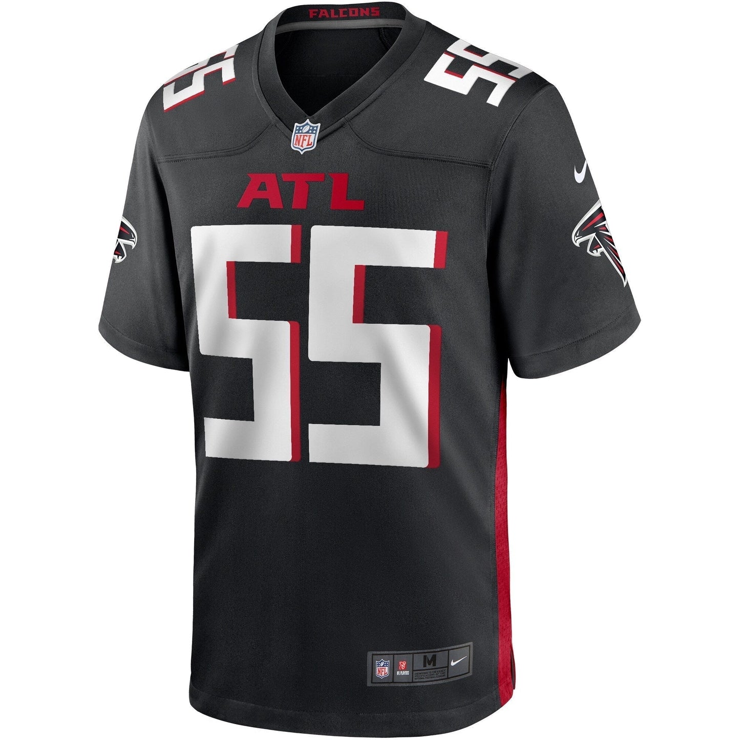 John Abraham Atlanta Falcons  Game Retired   Jersey - Black