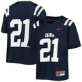 #21 Navy Ole Miss Rebels Untouchable Football Jersey