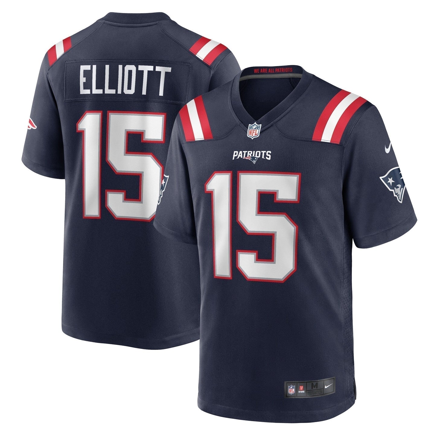 Ezekiel Elliott New England Patriots  Game   Jersey - Navy