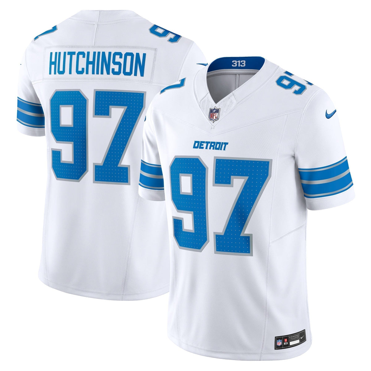 Aidan Hutchinson Detroit Lions  Vapor F.U.S.E. Limited Jersey - White