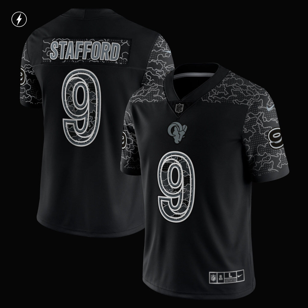 Matthew Stafford Los Angeles Rams  RFLCTV Limited Jersey - Black