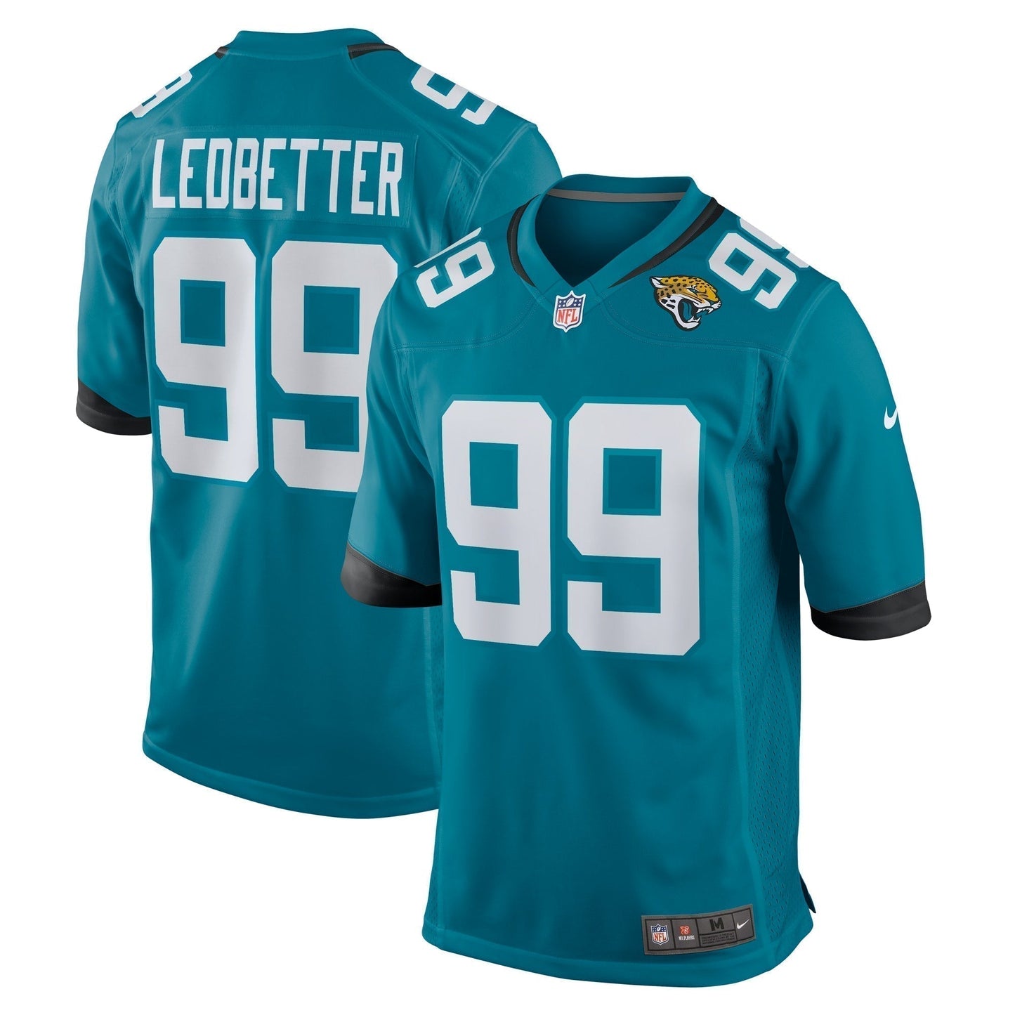 Jeremiah Ledbetter Jacksonville Jaguars  Home Game   Jersey - Teal