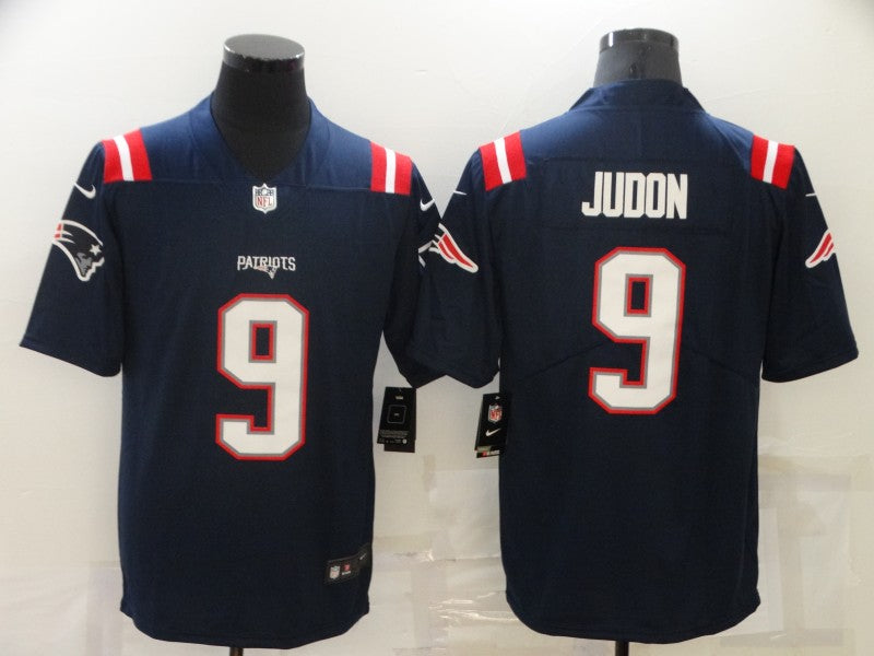Men's New England Patriots Matthew Judon #9 Navy Game Jersey1