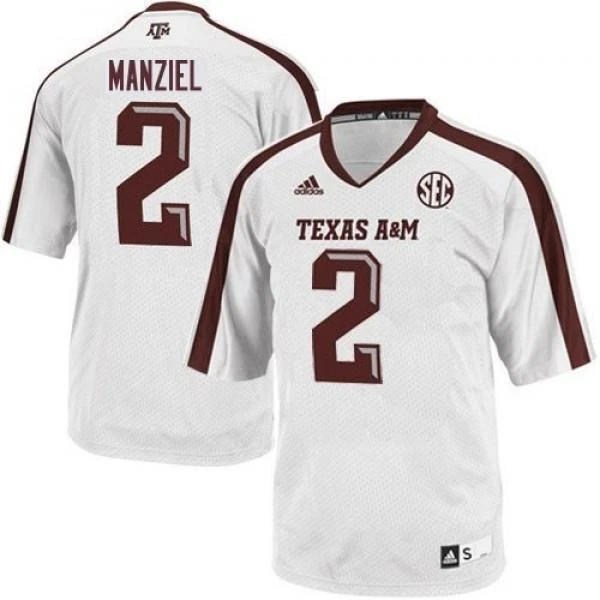 Johnny Manziel Texas A&M Aggies Jersey  White
