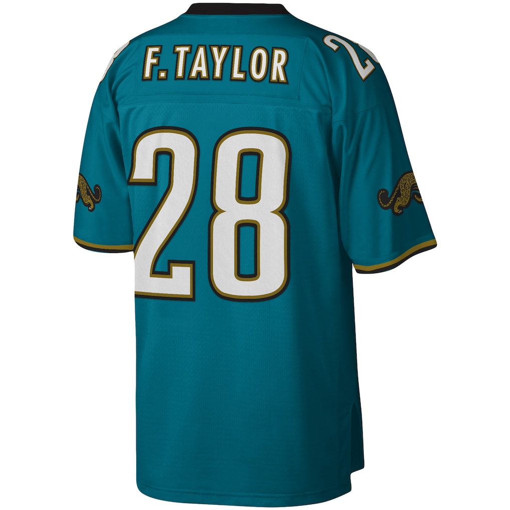 J.Jaguars #28 Fred Taylor  Teal Legacy Replica Jersey