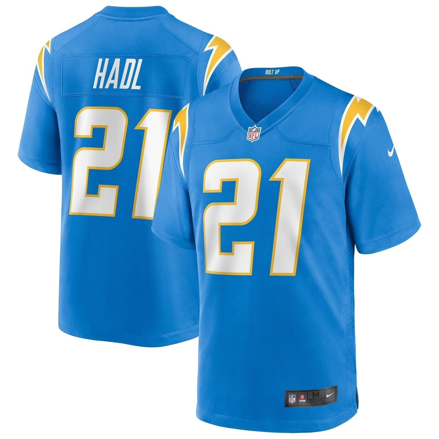 John Hadl Los Angeles Chargers  Game Retired   Jersey - Powder Blue