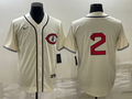 Men's Chicago Cubs Nico Hoerner Cream Player Name Jersey