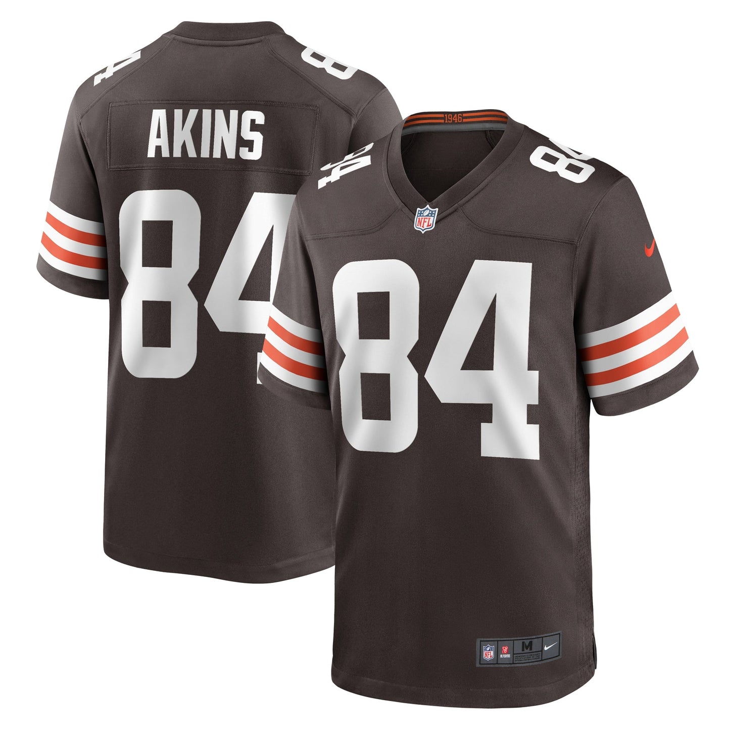 Jordan Akins Cleveland Browns  Game   Jersey - Brown