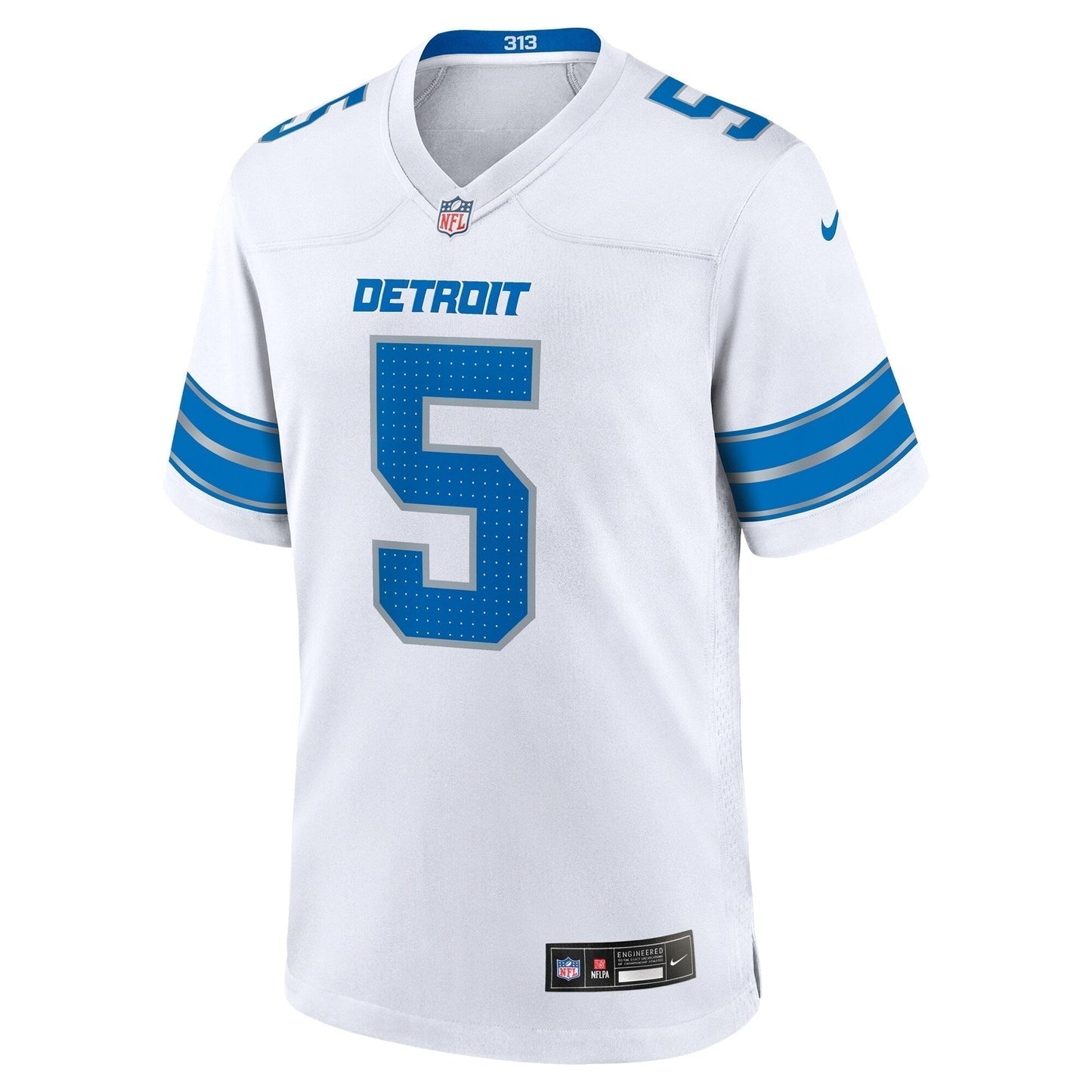 David Montgomery Detroit Lions  Game Jersey -  White