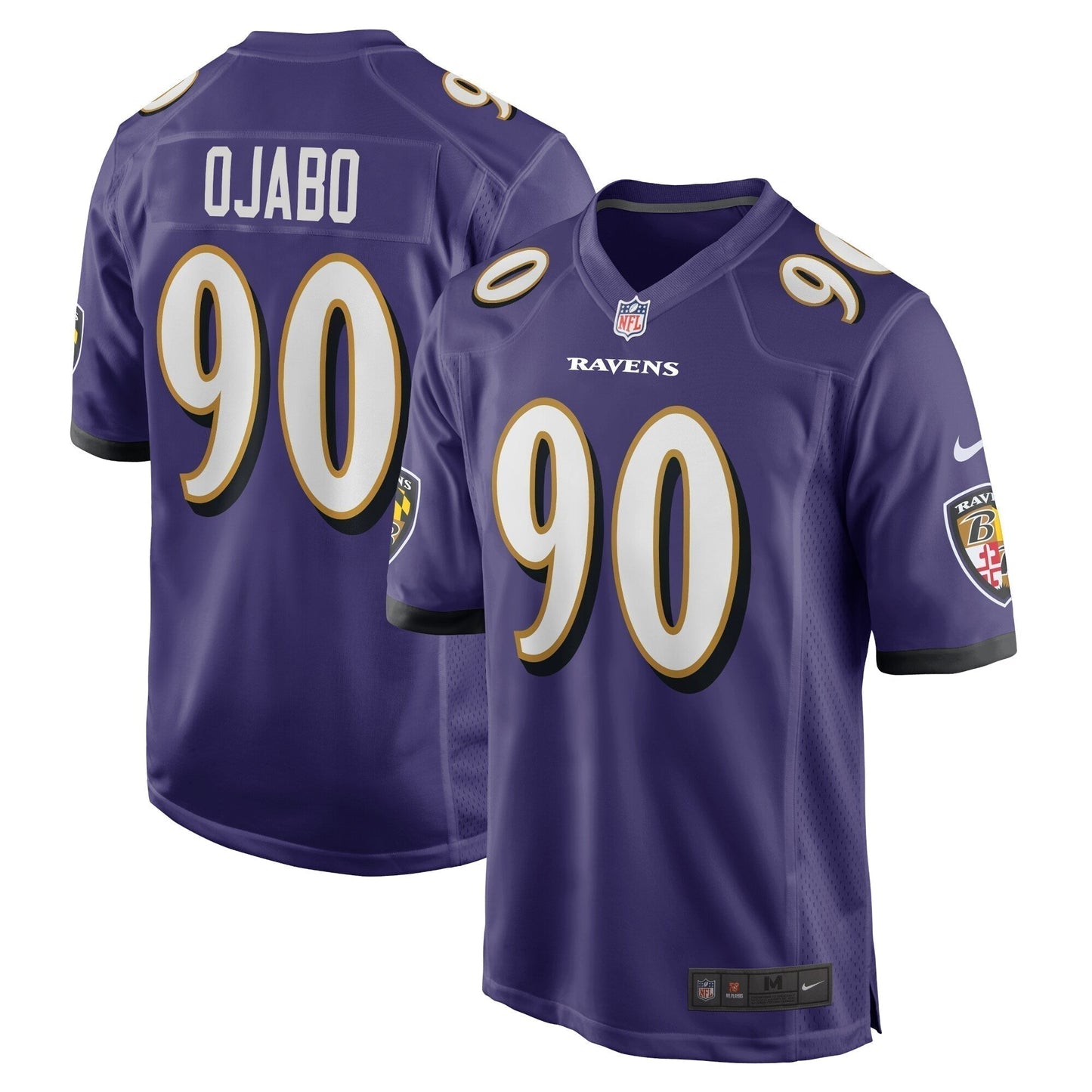 David Ojabo Baltimore Ravens    Game Jersey - Purple