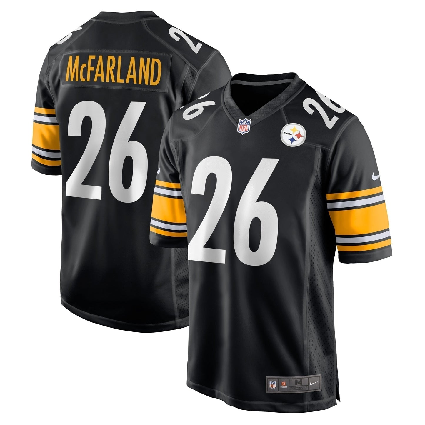 Anthony McFarland Jr. Pittsburgh Steelers  Game   Jersey - Black