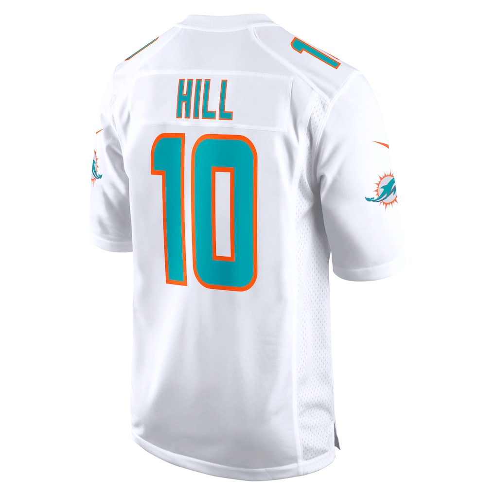 M.Dolphins #10 Tyreek Hill White Game Jersey
