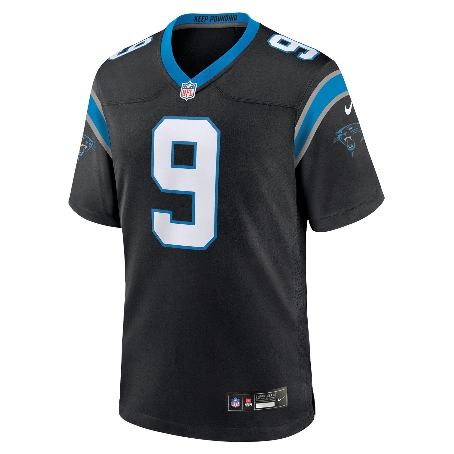 Bryce Young Carolina Panthers Team Game Jersey - Black
