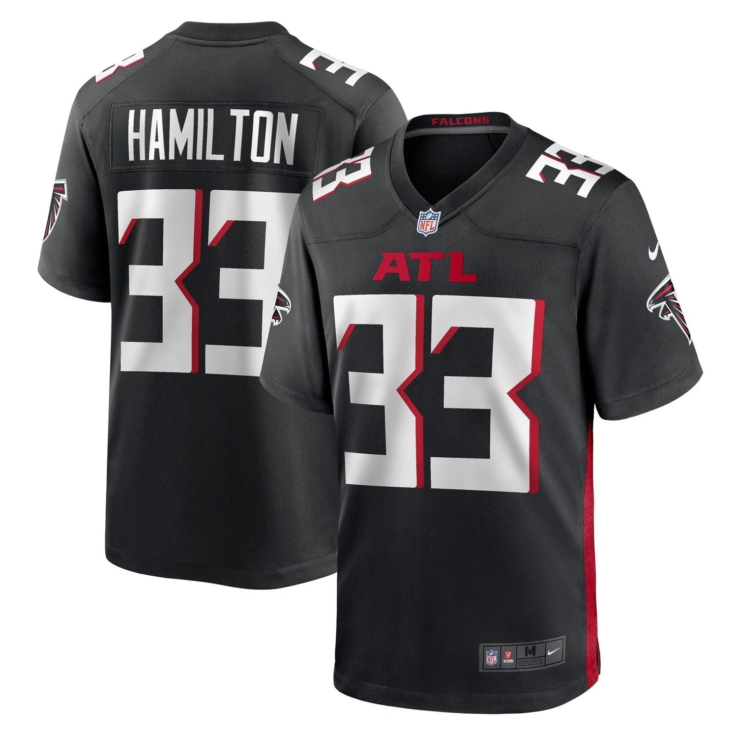 Antonio Hamilton Atlanta Falcons  Game Jersey -  Black