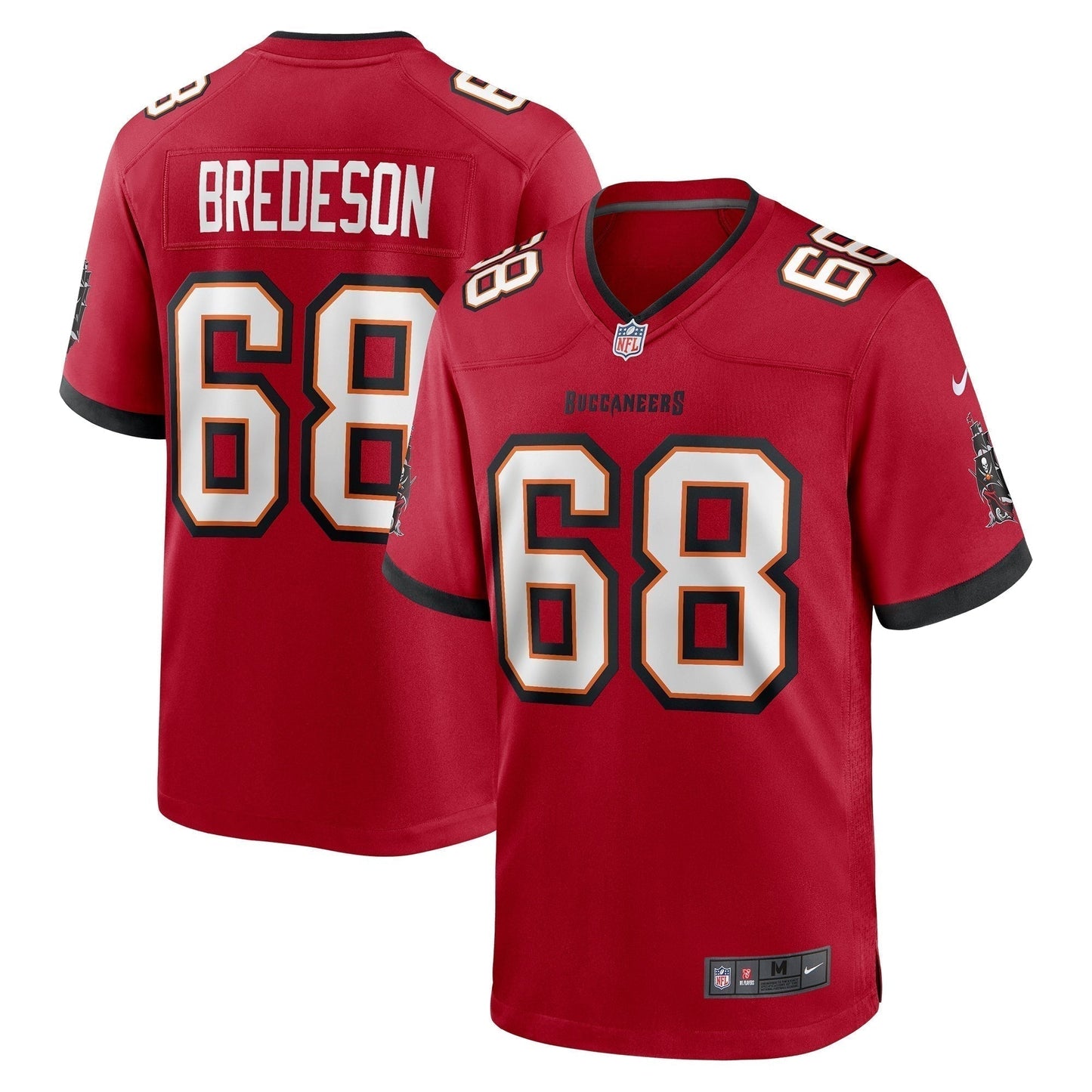Ben Bredeson Tampa Bay Buccaneers   Game Jersey -  Red