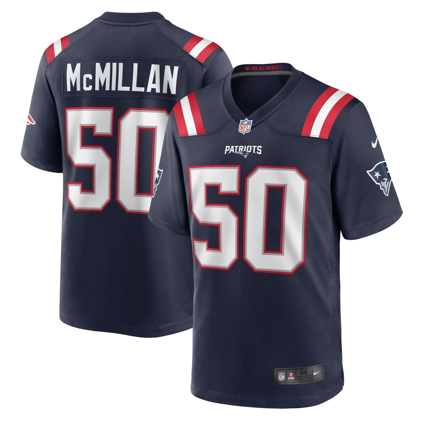 Raekwon McMillan New England Patriots  Home Game   Jersey - Navy