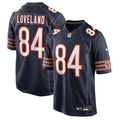 Chicago Bears Colston Loveland  Navy 2025  Draft First Round Pick Game Jersey