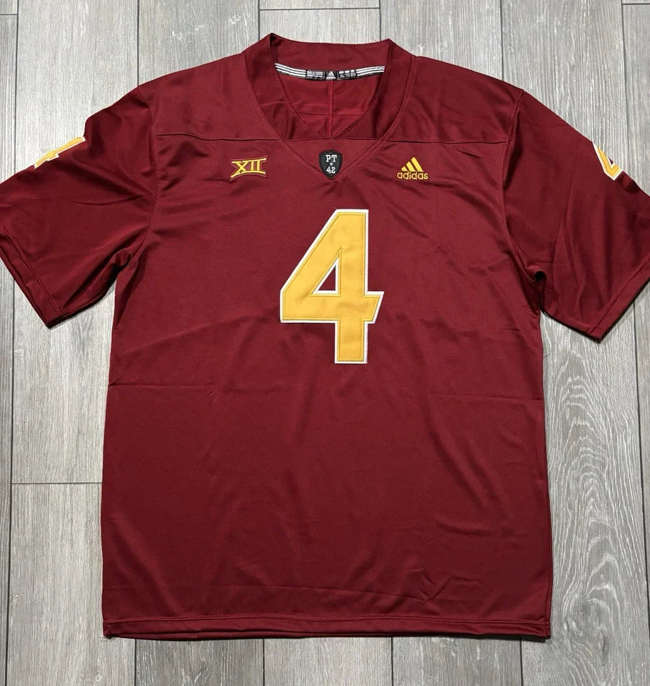 Arizona State Sun Devils Cam Skattebo Jersey. Mens XL. Red. Rare.