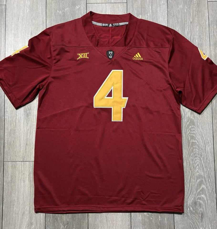 Arizona State Sun Devils Cam Skattebo Jersey. Mens XL. Red. Rare.