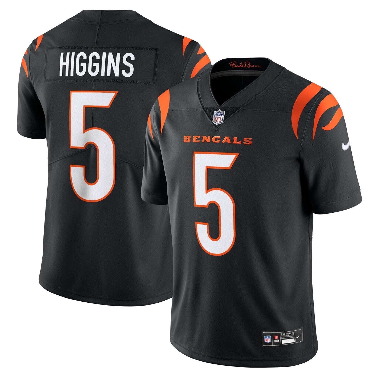 Cincinnati Bengals Tee Higgins Black Vapor Untouchable Limited Jersey
