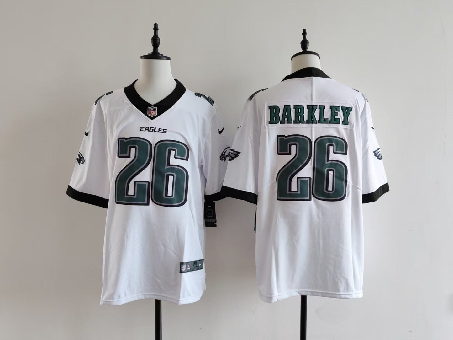 Men's Philadelphia Eagles Saquon Barkley  Jersey-white