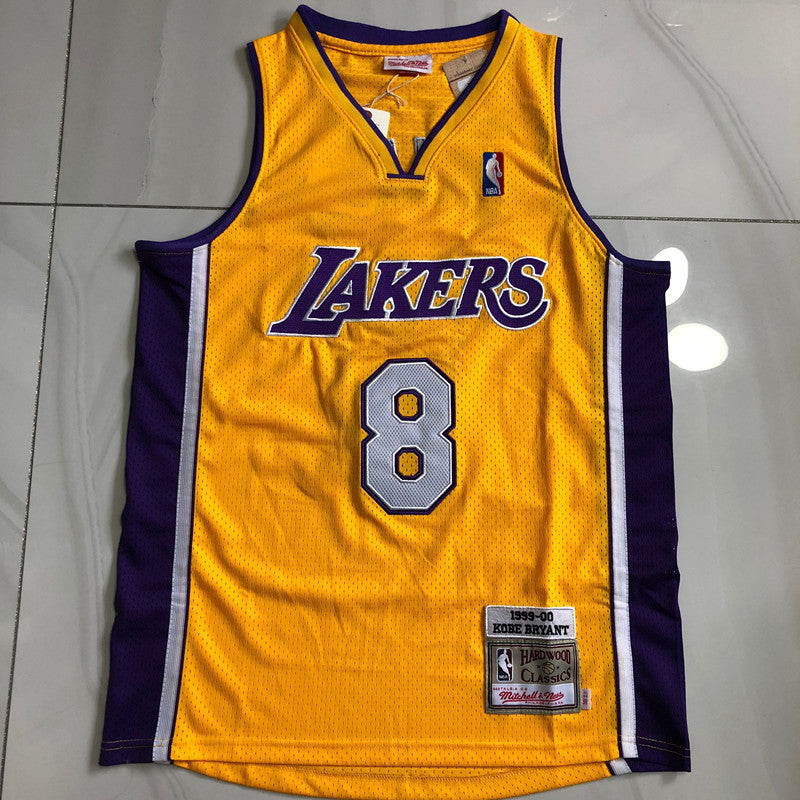 Kobe Bryant 1999-2000 Yellow 8# Retro Jersey