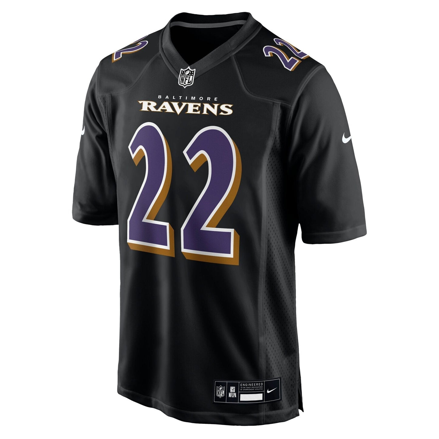 Baltimore Ravens Derrick Henry Carbon Black Fashion Jersey