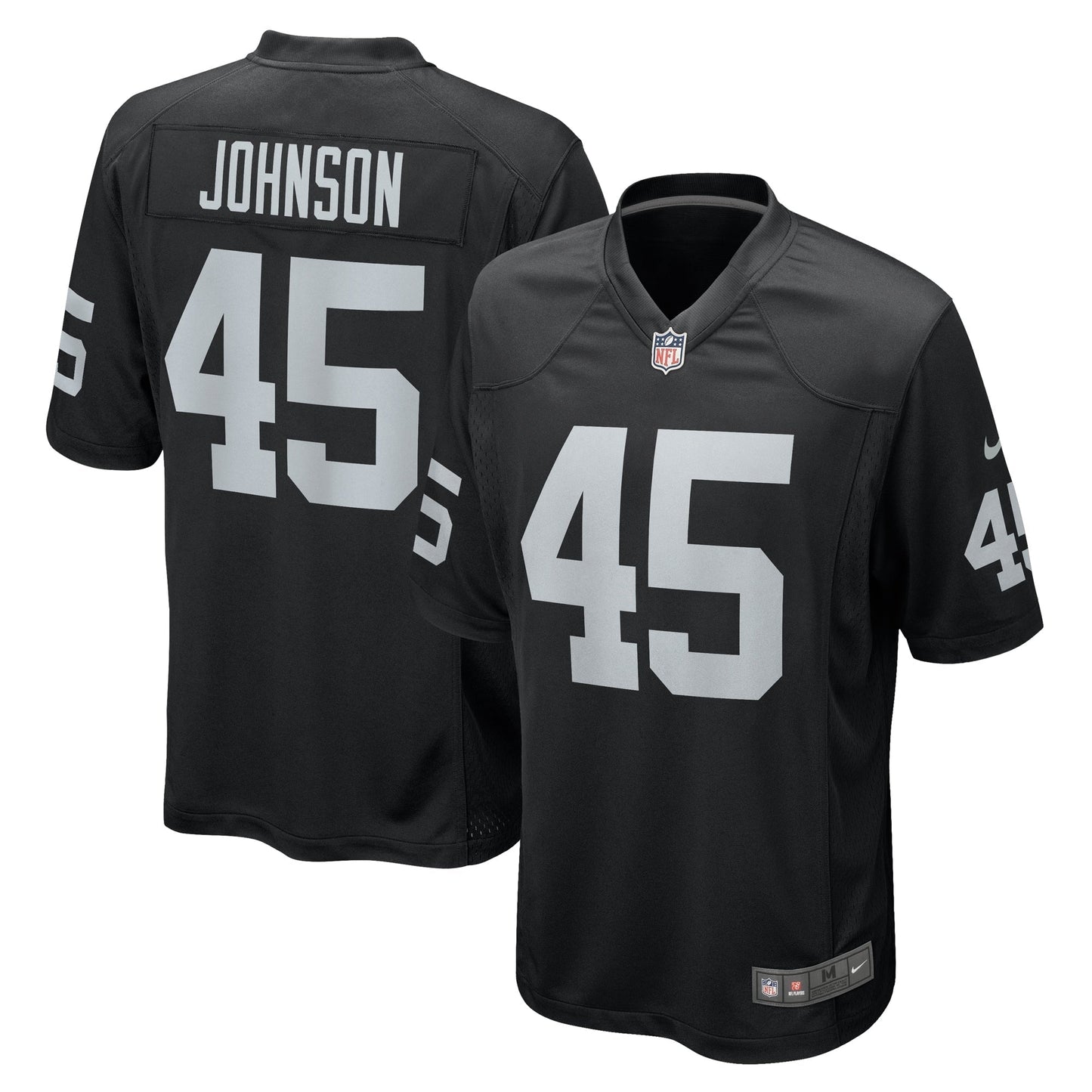 Jaquan Johnson Las Vegas Raiders  Game   Jersey - Black