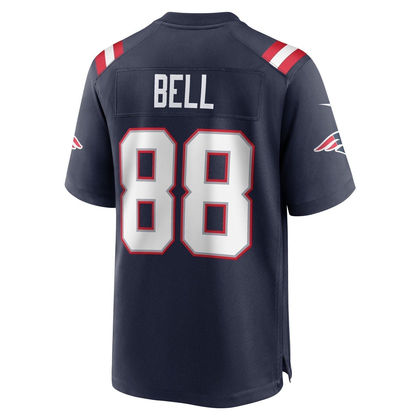 Jaheim Bell New England Patriots   Game Jersey -  Navy