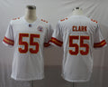 Men's Kansas City Chiefs Frank Clark White Game Jersey