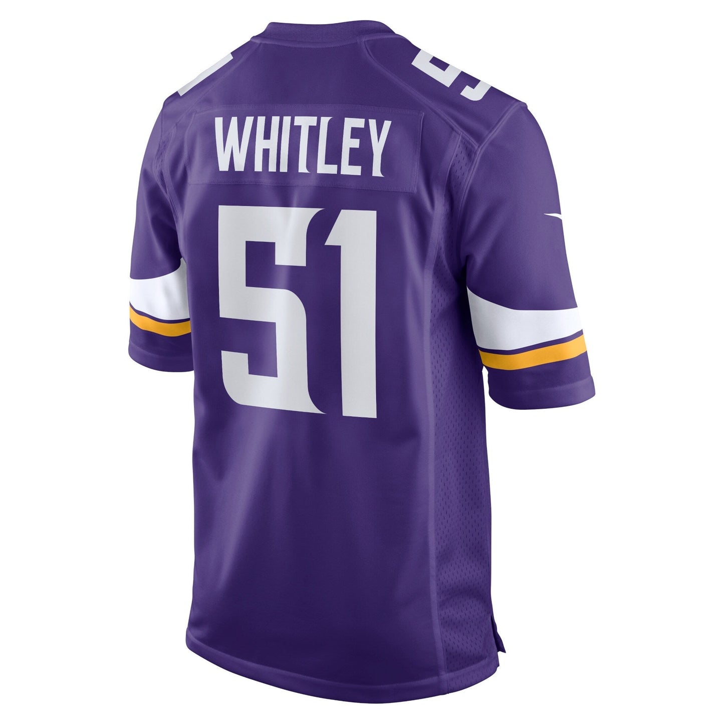 Benton Whitley Minnesota Vikings  Home Game   Jersey - Purple