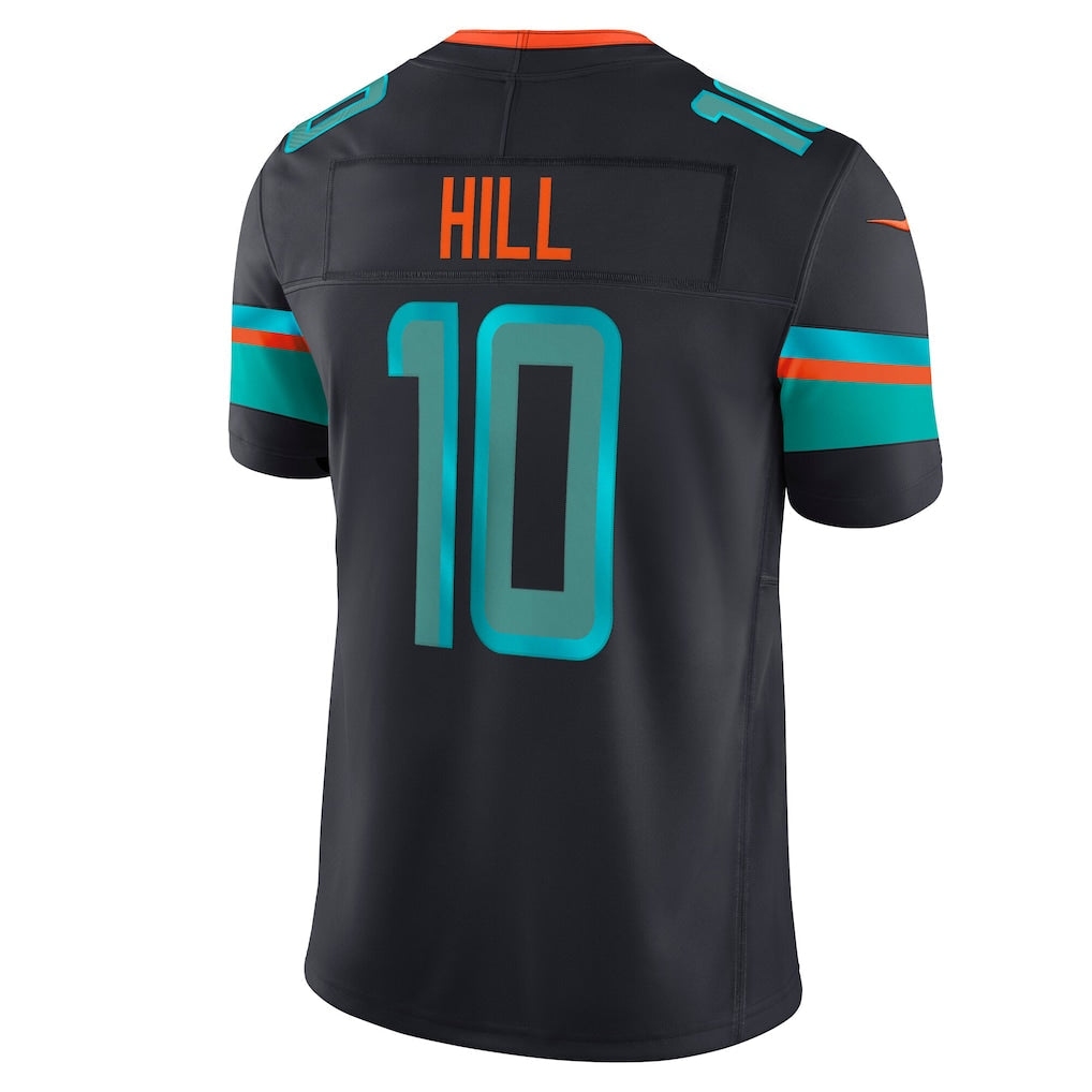 M.Dolphins #10 Tyreek Hill Pitch Blue 2025 Rivalries Collection Limited Jersey