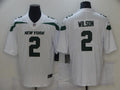Men's New York Jets Zach Wilson White Game Jersey