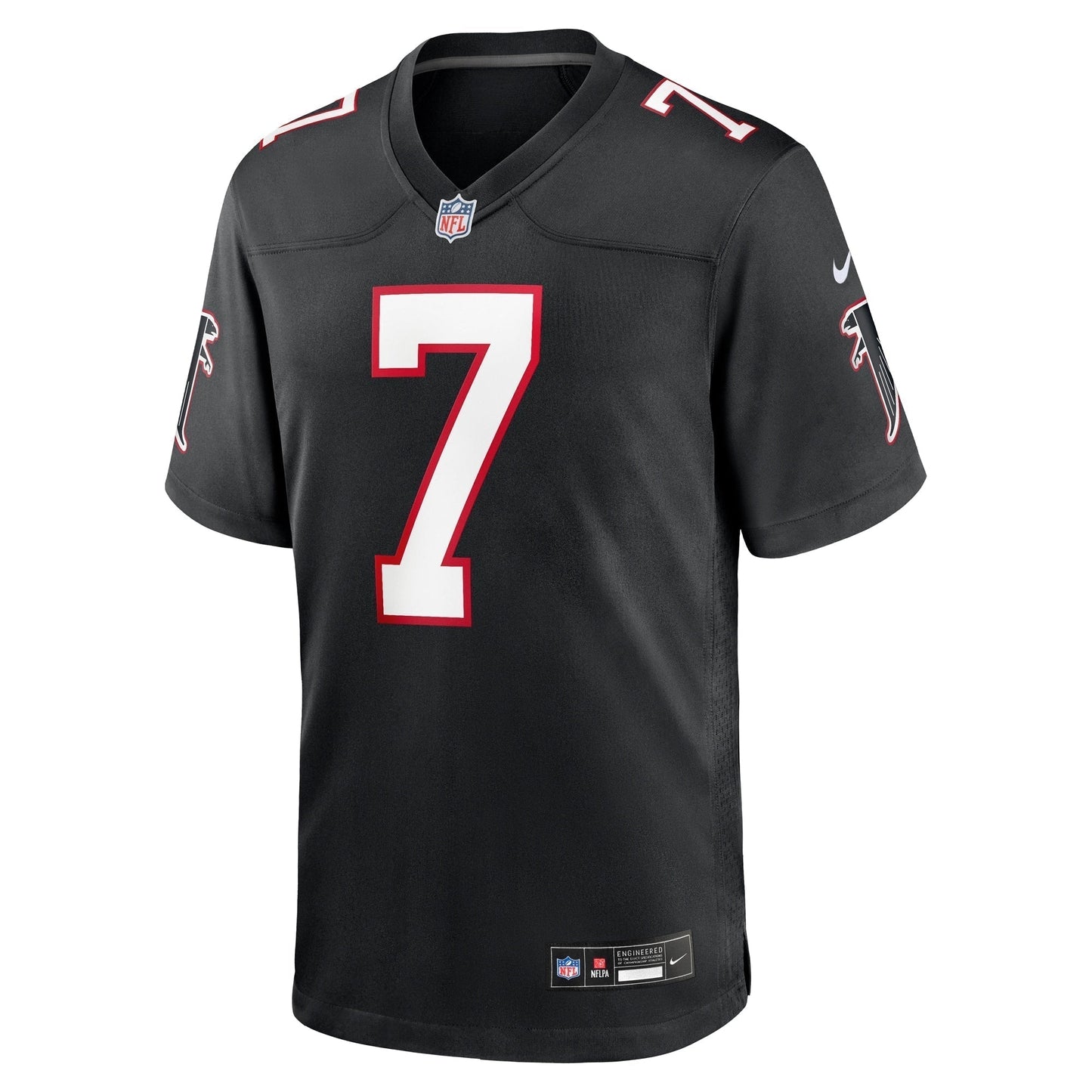 Bijan Robinson Atlanta Falcons   Throwback Game Jersey - Black