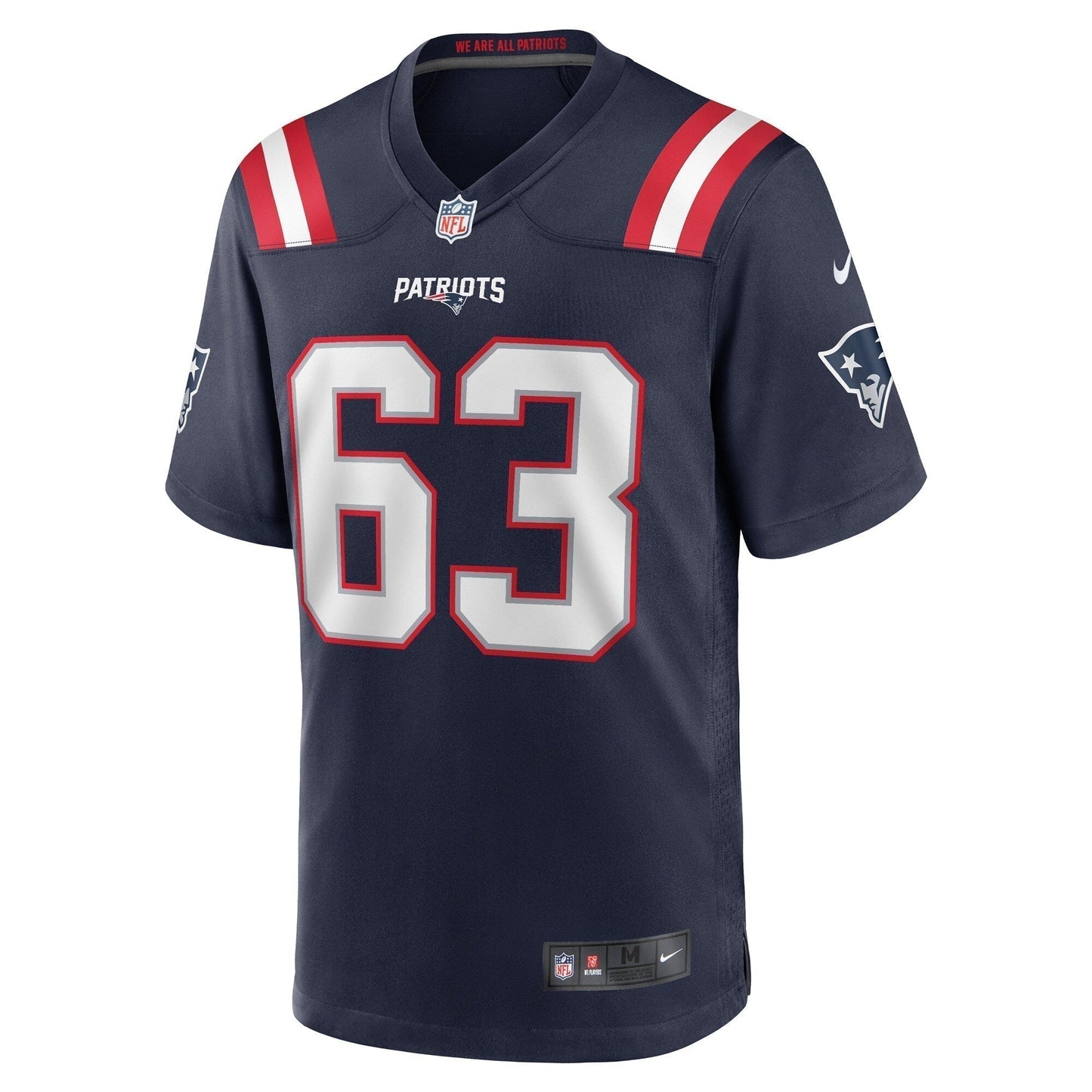 Chasen Hines New England Patriots  Game   Jersey - Navy
